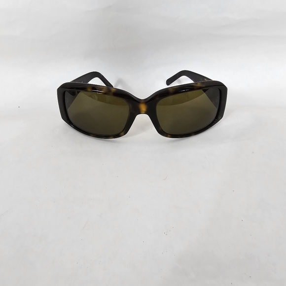 Prada Vintage 2000s Brown Tortoise Shell Rectangular Sunglasses - Picture 4 of 11